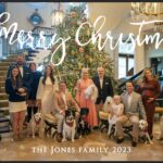 From left: Gincy Pendergrass, Chris Pendergrass, Courtney Jones Pendergrass, Lily, Ellen, Bailey, Cane, Steve, Janie, Hazel, Allen, Henry, Harper, Will, Winston, Ellie and Katie.